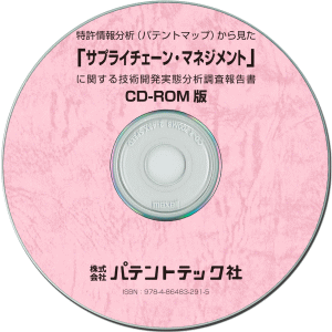 サプライチェーン・マネジメント 技術開発実態分析調査報告書 (CD-ROM版)の画像